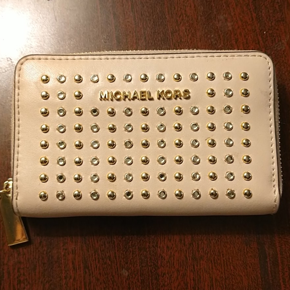 Michael Kors studded wallet